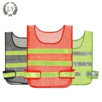 Custom Logo Breathable Highway Road Officer Reflective Safety Vest