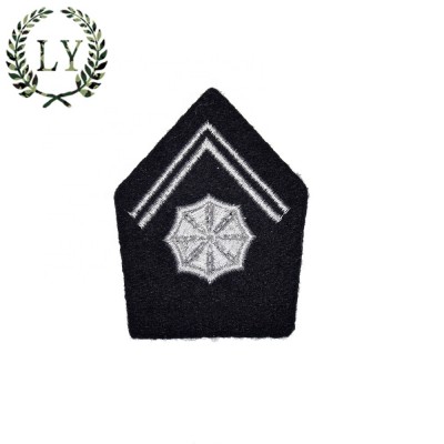 Factory wholesale military army uniform epaulettes with silicone logos