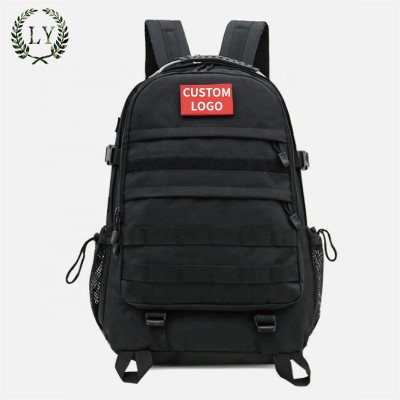 OEM Military Army Polyester Fabric Black Backpack Bag Tactical Travel Backpack with Multiple Functions