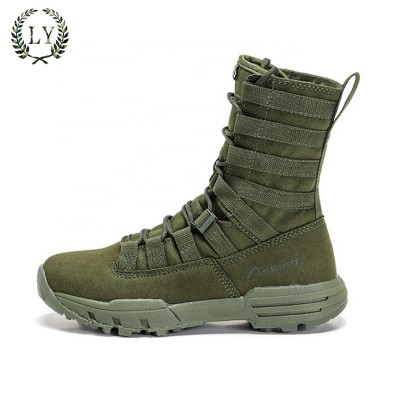 Wear-resistant Army Tactical Combat Desert Leather Boots Military