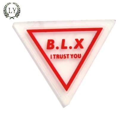 Eco-friendly rubber custom patch 3d silicone PVC garment labels