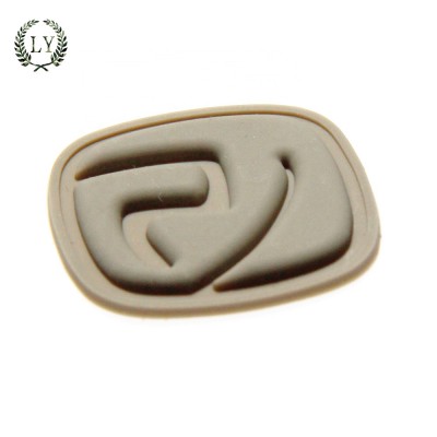 Any color 3D heat transfer silicone label made embossed logo PVC rubber patch for clothing/bag