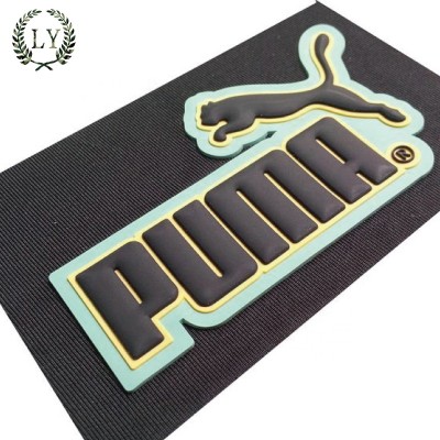 Custom heat press sticker 3d silicone heat transfer printing labels for clothing