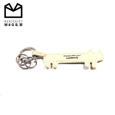 Most popular Light leather keychain keyholder leather