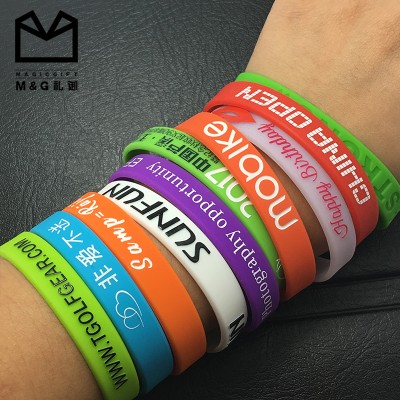 OEM cheap custom silicone bracelets wristband silicone manufacturer