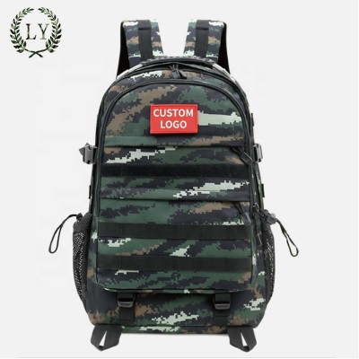 High Quality Wholesaler Custom Polyester Student Outdoor Backpack with Camouflage Color