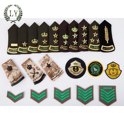 Factory wholesale all kinds of uniform epaulettes with bullion wire