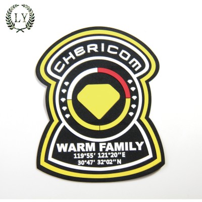 Top Quality Custom Embossed Logo Soft Rubber 3D PVC Patch Sew On Patch